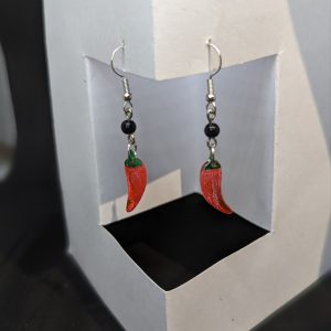Boucles d'oreilles Piment d'Espelette