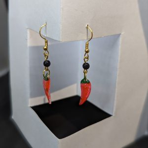 Boucles d'oreilles Piment d'Espelette