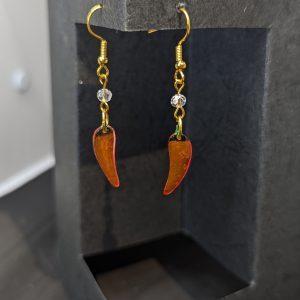 Boucles d'oreilles Piment d'Espelette