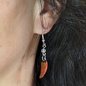 Boucles d'oreilles Piment d'Espelette