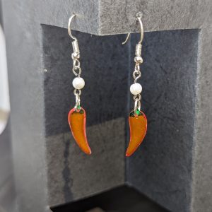 Boucles d'oreilles Piment d'Espelette